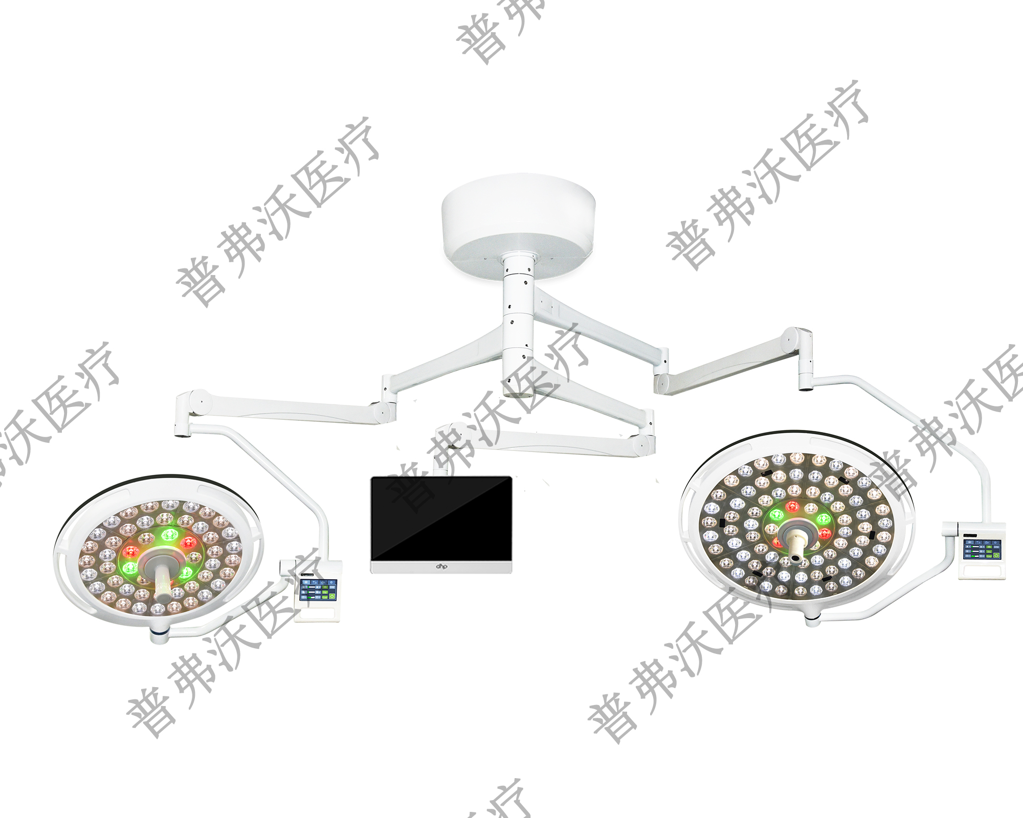 新款LED手术无影灯 700/500 带显示器